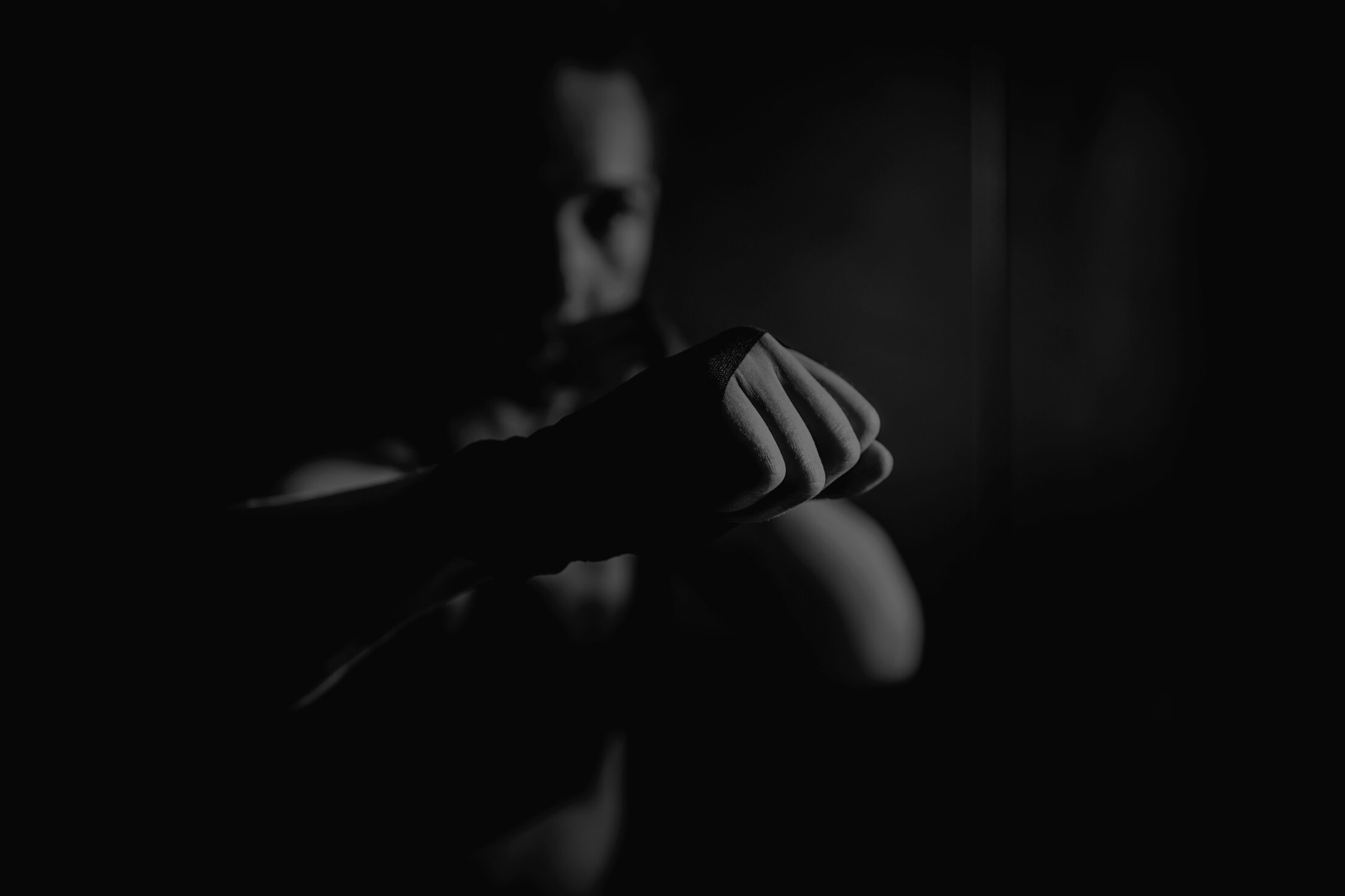 Woman boxing